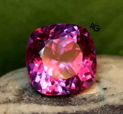 #ad Natural Unheated Purple Sapphire 25.00 Ct Certified Cushion Cut Loose Gemstone $83.43