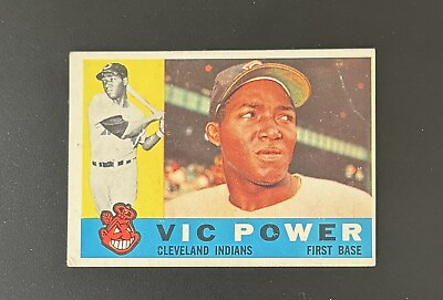 #ad #ad 1960 Topps #75 Vic Power $9.25
