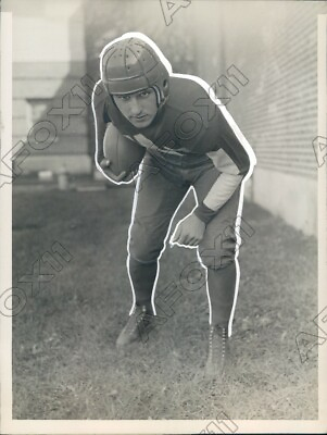 #ad 1930 Illinois Fighting Illini Halfback Pete Yanuskus Press Photo $15.00
