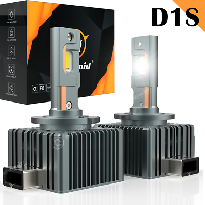 #ad D1S D1R D1C LED Headlight Bulbs 80W 6000K White Replace HID Conversion Lamp $39.99