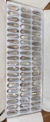 #ad Clear Crystal Chandelier Parts Drop Lead Prisms Asfour Wholesale 420pcs 38mm $129.00