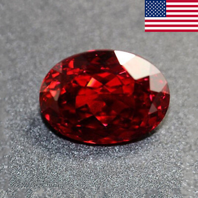 #ad 13.89ct Pigeon Blood Red Ruby Unheated 12*16mm Diamond Oval Cut VVVS Loose Gems $1.51