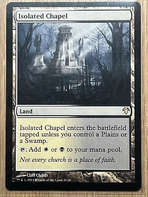 #ad Isolated Chapel MTG Magic Modern Event Deck MD1 #16 $3.25