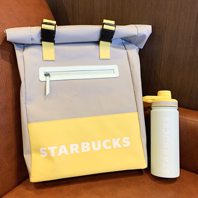 #ad New 2021 China Starbucks Happy Camping Outdoor 18oz SS Tumbler With Backpack $55.99