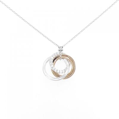 #ad Authentic Tiffany Triple Interlocking Necklace #270 003 789 4389 $1395.67