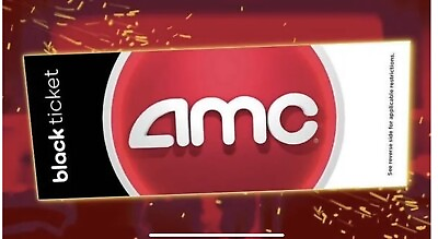 #ad #ad 4 AMC Movie Theaters Black Movie Tickets $39.95