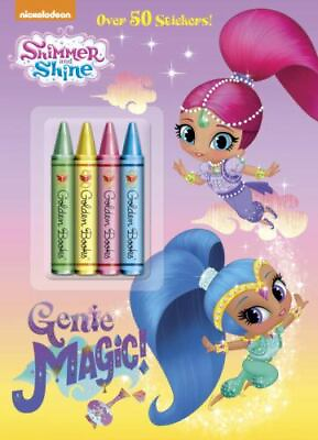 #ad Genie Magic ; Shimmer and Shine 9780553522051 paperback Golden Books $4.53
