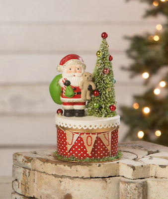 #ad Bethany Lowe Christmas Joy Santa Claus on Box TL2360 $42.99