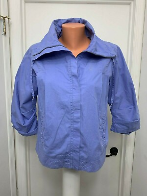#ad Chicos jacket size 0 cotton cargo zip 2 pockets $16.55