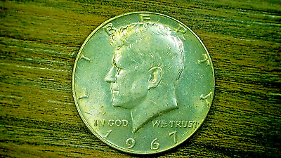 #ad UNITED STATES 1967 quot;NO MINT MARKquot; JOHN F. KENNEDY .50 CENT COIN KM#202a $13.50