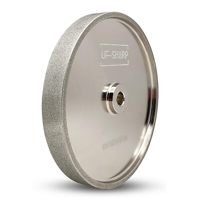 #ad UF SHARP CBN Grinding Wheel 8 inch 8quot; Dia x 1quot; Wide x 5 8quot; Bore Aluminum Body $139.00