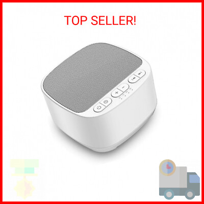 #ad Sleep Sound White Noise Machine with 40 Natural Soothing Sounds Memory Function $33.49
