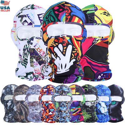 #ad Balaclava Face Mask UV Protection Ski Sun Hood Tactical Masks for Men Women US $8.98