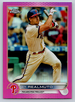 #ad 2022 Topps Chrome #13 J.T. Realmuto Philadelphia Phillies Baseball Card $3.99