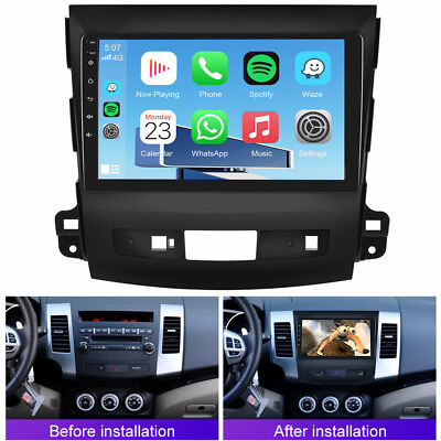 #ad Android 11.0 Radio Car GPS Navi Stereo Player For Mitsubishi Outlander 2007 2011 $99.92