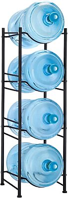 #ad #ad 5 Gallon Water Jug Holder Water Bottle Storage Rack 4Tier for Saving Space Black $27.59