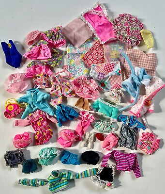 #ad Barbie Kelly Sister Baby Doll Clothing and Accessory Mixed Lot Over 40 pcs $47.49