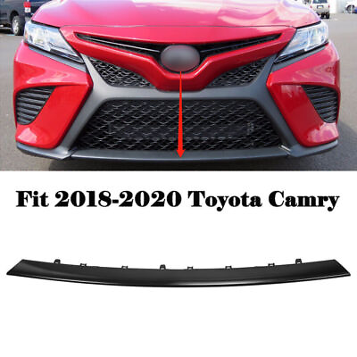 #ad for 2018 2019 2020 Toyota Camry Front Bumper Grille Lower Molding Trim Middle $24.89