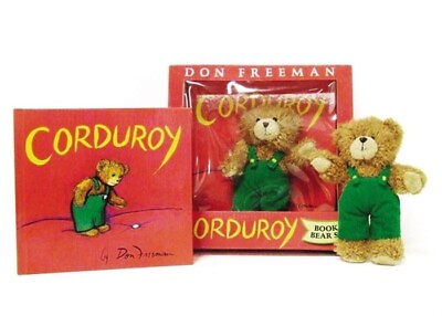 #ad Corduroy With Plush Bear Mixed Media Product $21.58