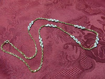 #ad Womens Braided Strand Beaded 24quot; Necklace $10.99