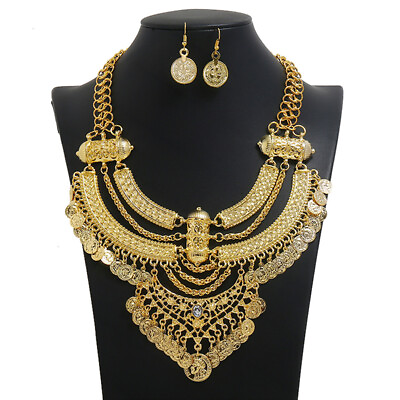 #ad Fashion Bohemia Women Pendant Necklace Choker Chunky Chain Bib Statement Jewelry $18.04