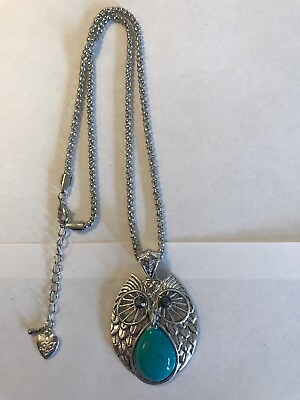 #ad Betsey Johnson Owl Pendant with Necklace new without tags $6.00