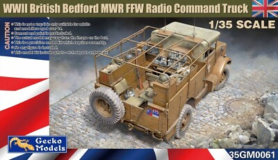 #ad Gecko Models 35GM0061 1 35 British Bedford MWR FFW Radio Command Truck $35.98