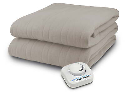 #ad Heated Electric Blanket Biddeford Bedding Full Linen $16.60