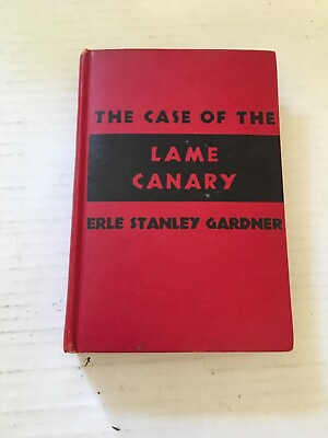 #ad The case of the lame canary 1937 1st edition $84.99