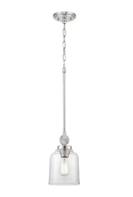 #ad Knollwood 1 Light Brushed Nickel Mini Pendant by Home Decorators Collection $32.00