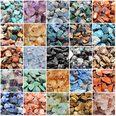 #ad Natural Rough Crystals amp; Stones: Choose lb or oz HUGE RANGE Wholesale Bulk $7.50