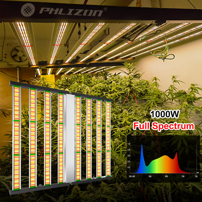 #ad Phlizon 1000W LED Grow Lights FULL SPECTRUM 2.9umol J Dimmable Lamp Indoor Plant $459.96