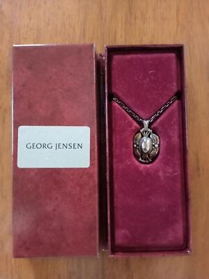#ad GEORG JENSEN Pendant Accessory Necklace Boxed $186.31