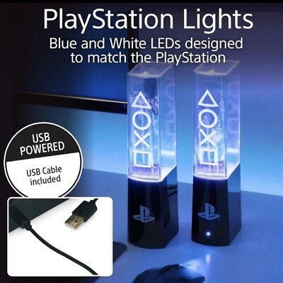 #ad NEW Playstation Liquid Dancing Lights Officially Licensed Product Paladone $29.99