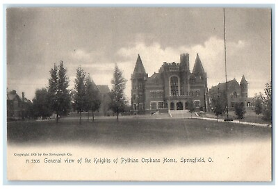 #ad 1905 General View Knights Pythias Orphans Home Springfield Ohio Antique Postcard $29.95