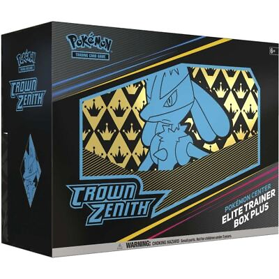 #ad Pokemon TCG: Crown Zenith Pokemon Center Elite Trainer Box Plus Card Game $223.99