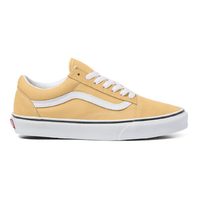 #ad New Vans Old Skool Flax Yellow True White Sneakers Low Top Shoes 2022 $89.98