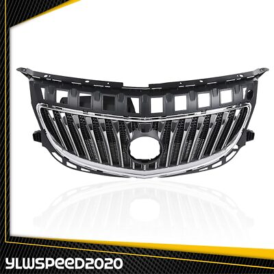#ad Fit For 2014 2016 Buick Regal Front Upper Bumper Radiator Grille Grill Silver $147.80