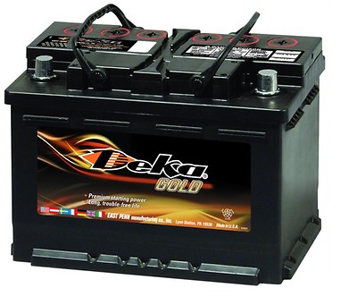 #ad DEKA GENUINE NEW 648MF 12 VOLT Battery 835Amp Cranking Power Group 48 H6 L3 $198.99