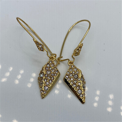 #ad Alexis Bittar Gold Shaped New Fashionable And Trendy Earrings $24.74