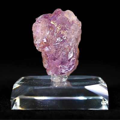 #ad 150g Purple Amethyst Specific Crystal Scepter Beautiful Stone with Stand Mind $66.48