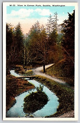 #ad View Cowen Park Seattle Washington Undivided Back Postcard $7.75