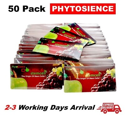 #ad 50 Free 1 Pack Phytoscience Double Stem Cell Anti Aging Exp2027 FREE SHIP $265.10