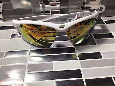 #ad T90.1 Foster Grant IronMan PRINCIPLE WHT White Sunglasses 100% UV NWT Fantastic $13.99