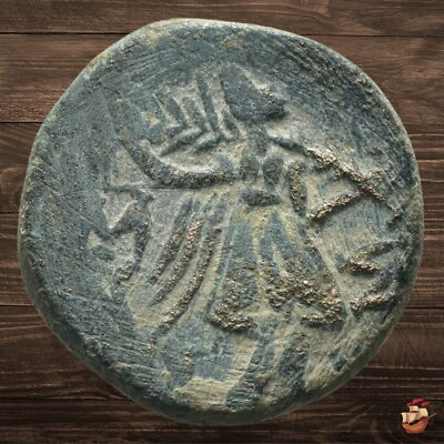 #ad Ancient Greek coin Pontos Amisos Mithradates VI 111 90BC Aegis amp; Nike @445 $18.00