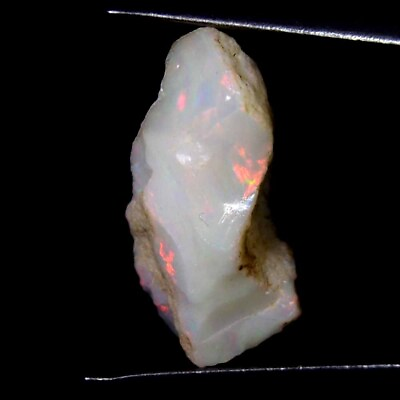 #ad 07.15 Cts 100% Natural Ethiopian Opal Rough Cabochon 10 x 20 mm Gemstone JH14 $7.35