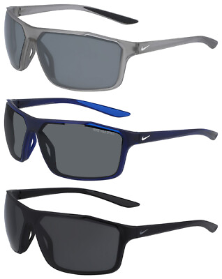 #ad Nike Windstorm Men#x27;s Modern Rectangle Sunglasses w Max Optics Lens CW4674 $34.99