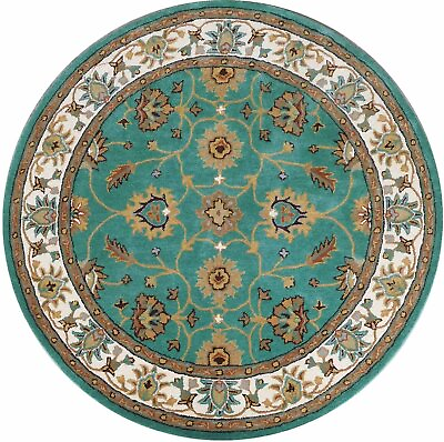 #ad Multicolor Round Hand Tufted Carpets Traditional amp; Classical Wool Area Rug $305.00