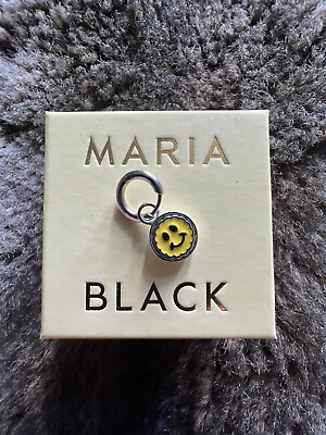 #ad Maria Black Earring Marco Tyra Happy Rhodium GBP 110.00