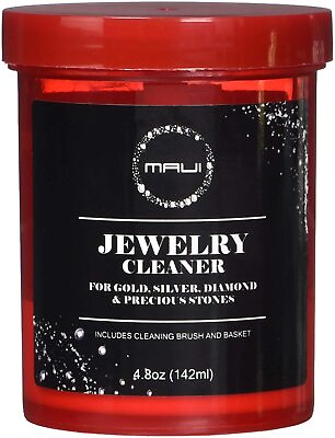 #ad Jewelry Cleaner Solution Liquid for silver gold and diamond 4.8 oz $8.39